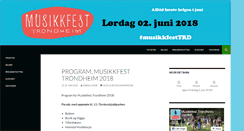 Desktop Screenshot of musikkfesttrondheim.no